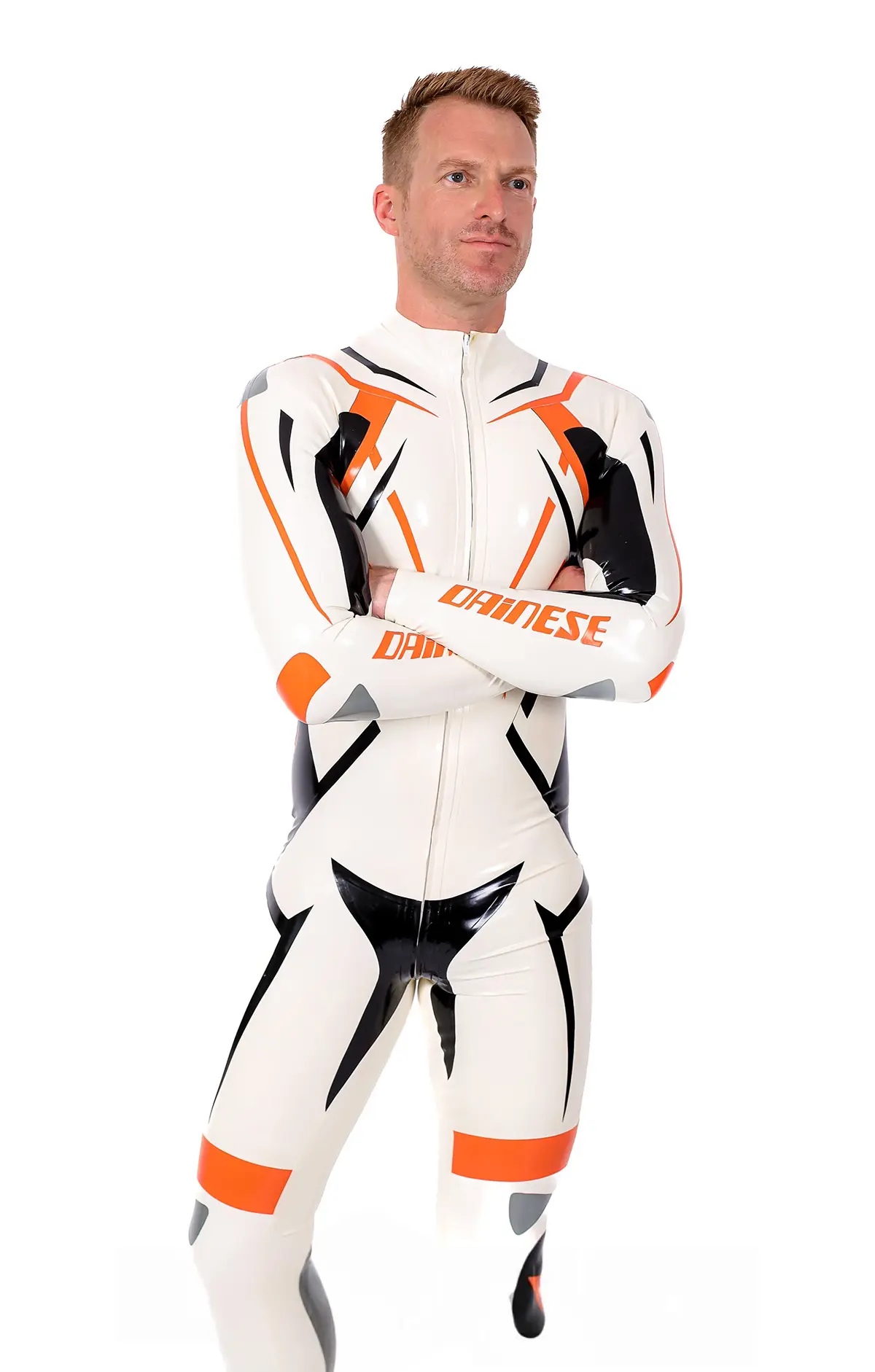 Male Latex MotoGP Circuit Branded Motorcycle Suit Male Latex MotoGP Circuit Branded Motorcycle Suit