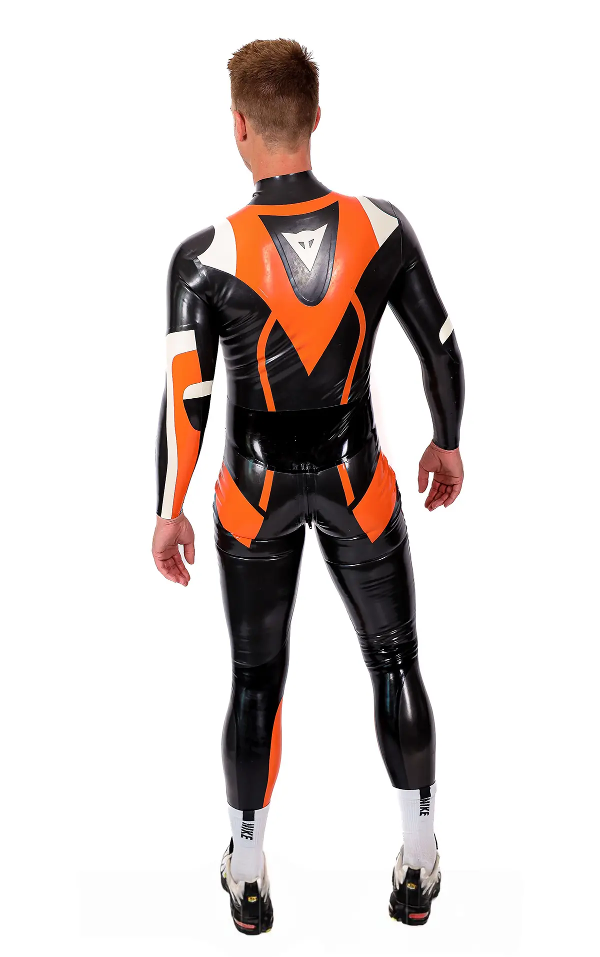 Male Latex Speedster MotoGP Style Motorcycle Suit Male Latex Speedster MotoGP Style Motorcycle Suit