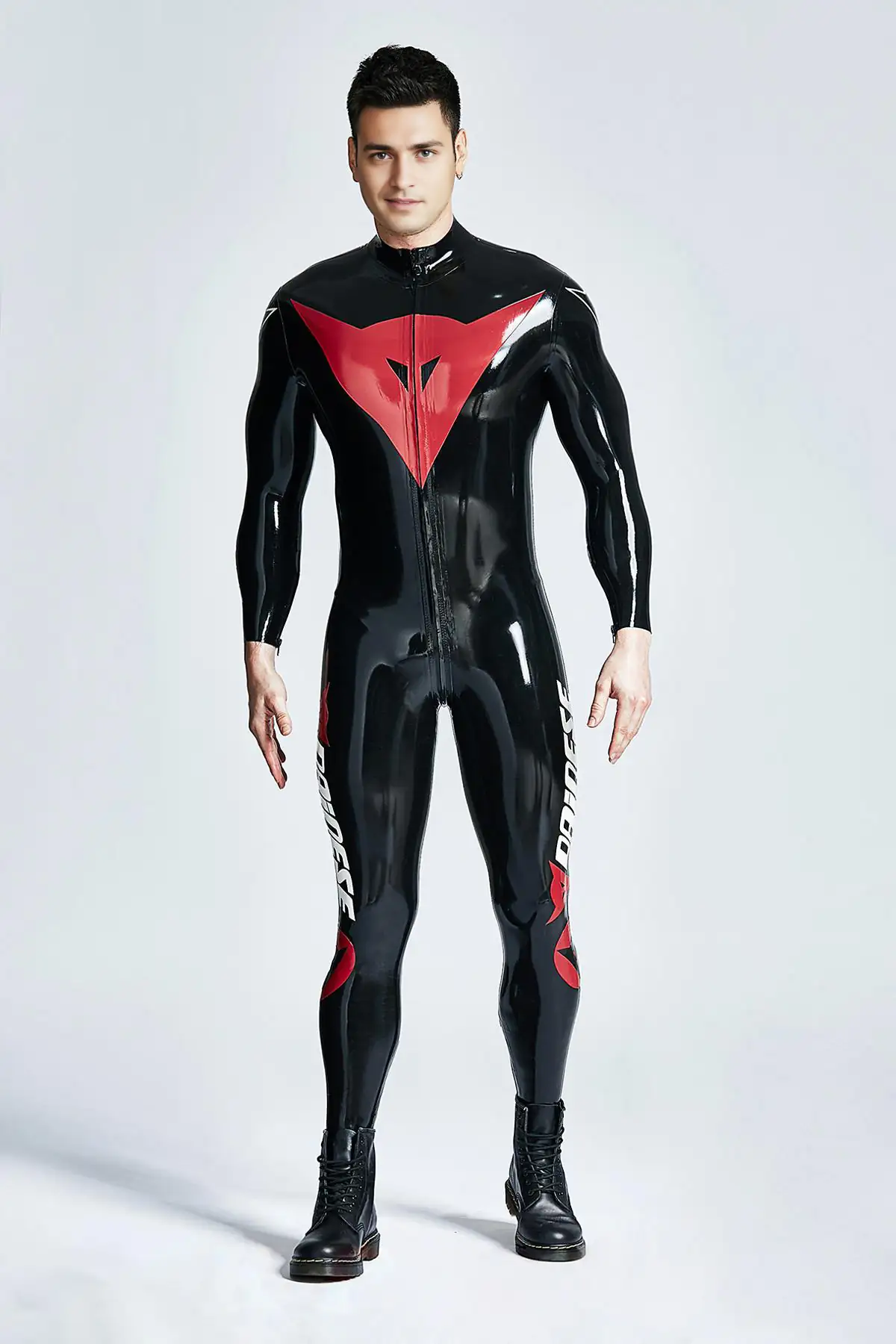 Male Latex Basic MotoGP Branded Catsuit Male Latex Basic MotoGP Branded Catsuit