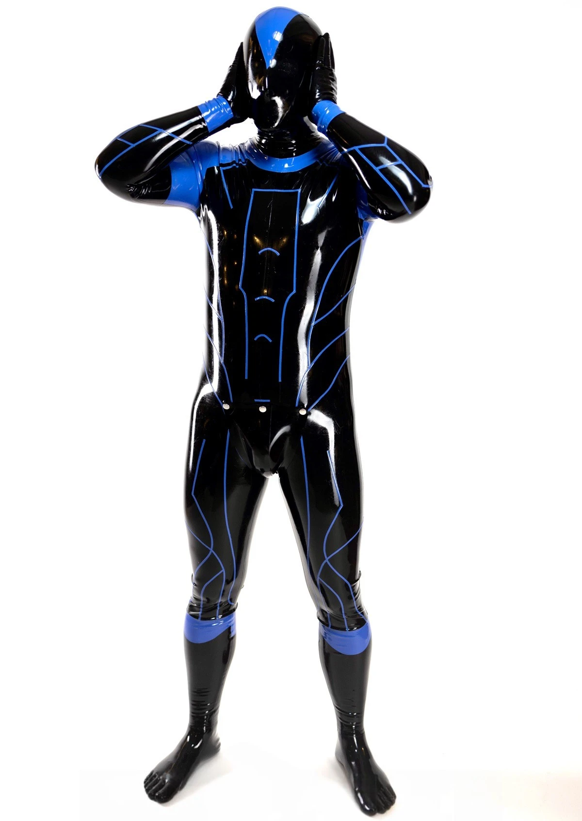 Latex Male full Drone Catsuit Latex Male full Drone Catsuit