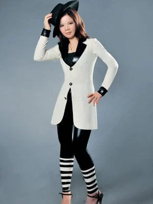 Lateksinen Blazing Glory -juhlatakki