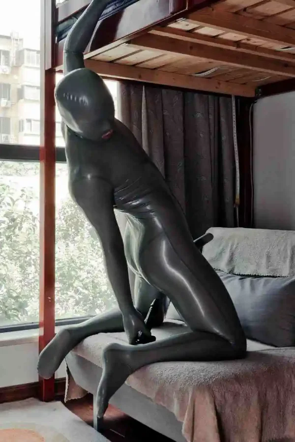 Male Standard ‘Gimp’ Fully-Enclosed Catsuit with Penis & Anal Sheaths Male Standard ‘Gimp’ Fully-Enclosed Catsuit with Penis & Anal Sheaths