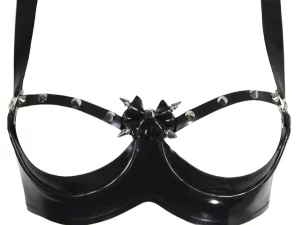 ラテックス製スパイクブラ