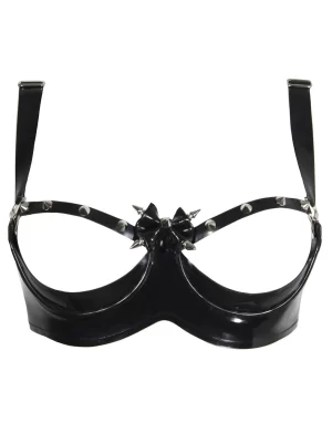 Latex Spikette Bra