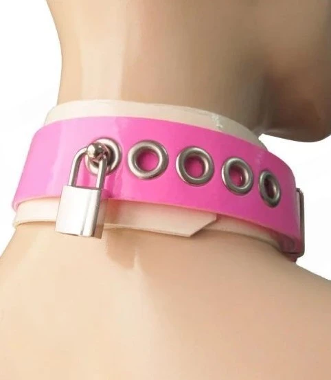 Latex Lockable Sissy Collar (Heavy Rubber) Latex Lockable Sissy Collar (Heavy Rubber)