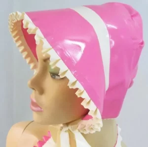 Latex Adult Baby Bonnet