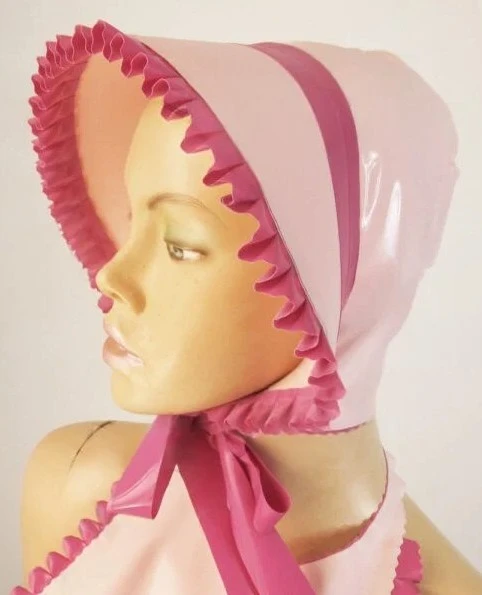 Latex Adult Baby Bonnet Latex Adult Baby Bonnet