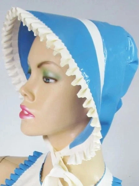 Latex Adult Baby Bonnet Latex Adult Baby Bonnet
