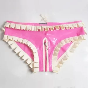 Latex Lockable Sissy Briefs