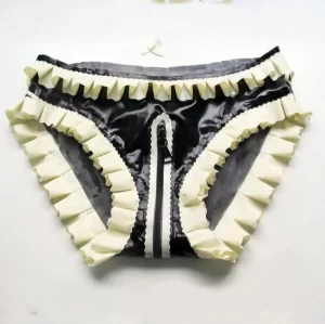 Latex Lockable Maid Briefs