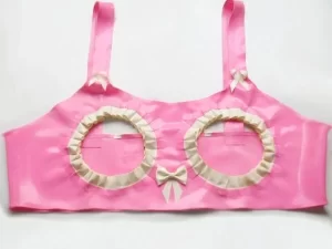Soutien-gorge en latex pour sissy