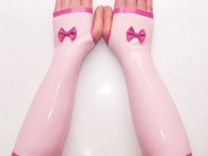 Latex Sissy Princess kesztyűk