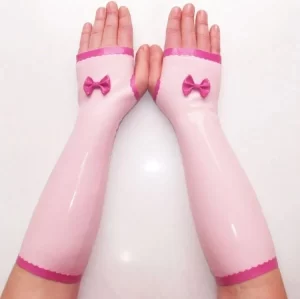Latex Sissy Princess Gloves